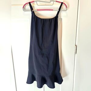 OFFLINE by Aerie Black Ruffle Hem Slip Dress Skort Size Large
